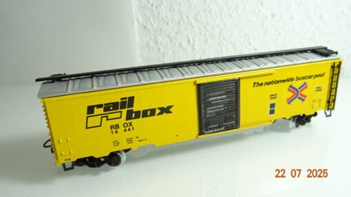 Märklin H0 4773 US Güterwagen rail box RB OX 14 441 RR2585 o.