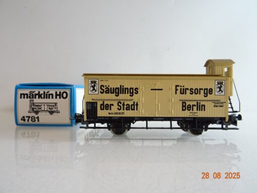 Märklin H0 4781 Milchkühlwagen Säuglings Fürsorge Berlin der DR in OVP PR9955