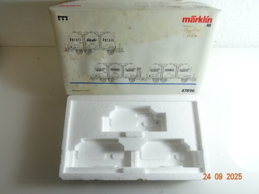 Märklin H0 47896 Güterwagen-Set Henkel Leerverpackung siehe Foto PK1070 – Bild 3