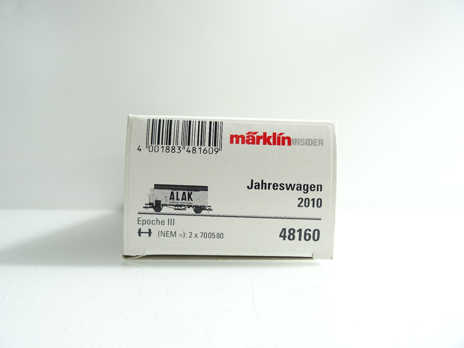 Märklin H0 48160 Jahreswagen 2010 Märklin Insider in OVP C60 – Bild 3