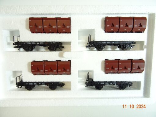 Märklin H0 48270 Wagen-Set Kohletransport der DB neuwertig in OVP PR3178 – Bild 3
