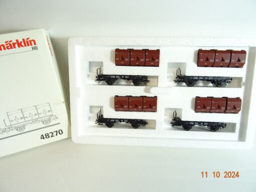 Märklin H0 48270 Wagen-Set Kohletransport der DB neuwertig in OVP PR3178