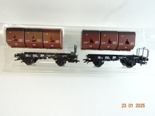 Märklin H0 48273 Kübelwagen 2 Stk. der DB in OVP PR5478 – Bild 3