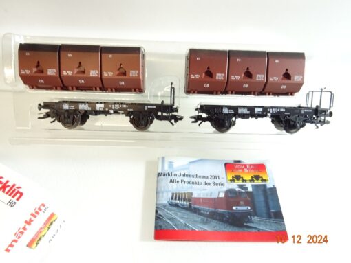 Märklin H0 48274 Kübelwagen Set 2 tlg. der RAG in OVP PR4707 – Bild 3