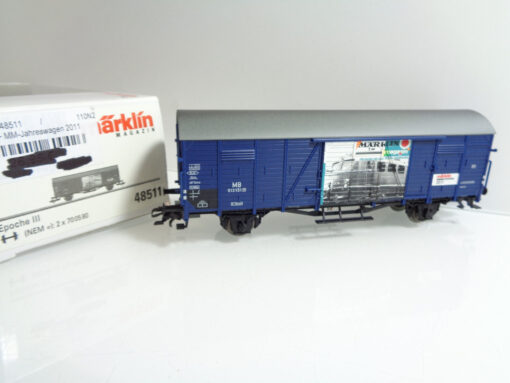 Märklin H0 48511 gedeckter Güterwagen Märklin Magazin in OVP JD4222