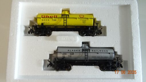 Märklin H0 4861 Güterwagen-Set Kesselwagen Alaska 2 tlg. USA  in OVP PR8475 – Bild 3