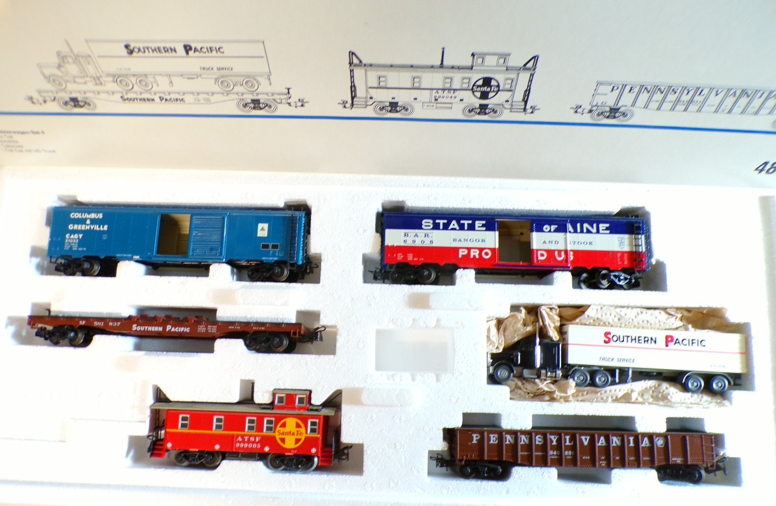 Märklin H0 4863 US-Güterwagen-Set II in OVP BH1368 – Bild 3