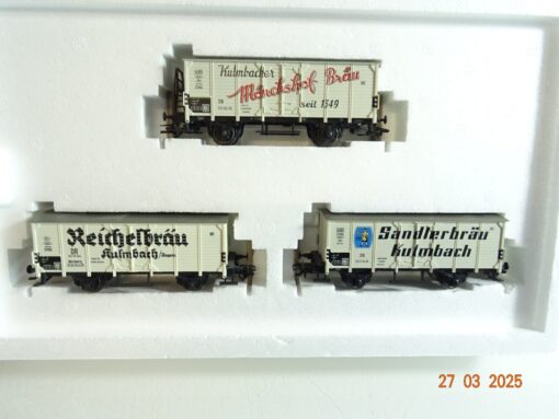 Märklin H0 48771 Bierwagen-Set Epoche III der DB in OVP PR6758 – Bild 3