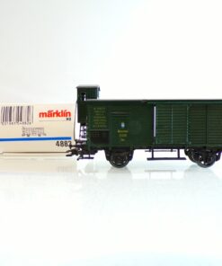 Märklin H0 4882 ged. Güterwagen mit Bremserhaus der K.Bay.Sts.B. in OVP BH1418