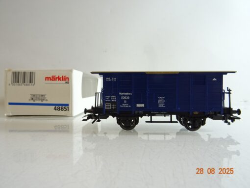 Märklin H0 48851 ged. Güterwagen für Feuerlöschgeräte Württemberg in OVP PR9926