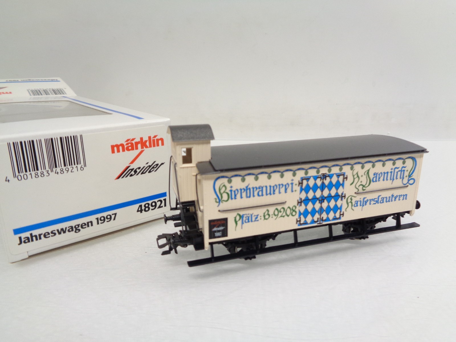 Märklin H0 48921 Insider Jahreswagen 1997 Brauerei Jaenisch. in OVP RR4811