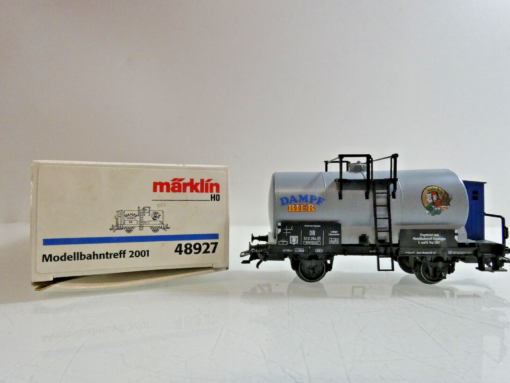 Märklin H0 48927 Kesselwagen Dampf Bier mit Bremserhaus in OVP C553
