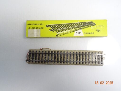 Märklin H0 5111 Anschlussgleisstück gerade siehe Foto in OVP CK6097