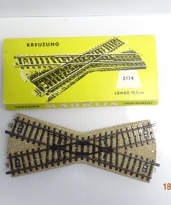 Märklin H0 5114 M-Gleis Kreuzung siehe Foto in OVP CK6096