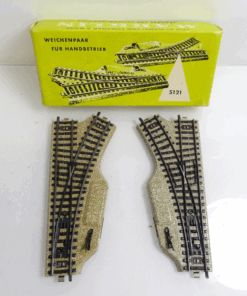 Märklin H0 5121 Handweiche M-Gleis siehe Foto in OVP CK823
