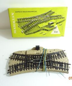 Märklin H0 5128 Doppelte Kreuzungsweiche siehe Foto in OVP CK5166