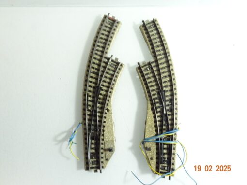 Märklin H0 5141 5142 elektromagnetische Bogenweichenpaar siehe Foto CK6167 o.