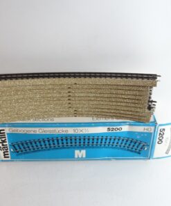 Märklin H0 5200 M-Gleis Gebogen 10 Stück 1/1 in OVP PK286