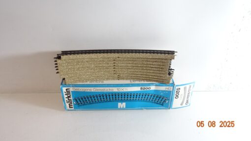 Märklin H0 5200 M-Gleis Gebogen 10 Stück 1/1 in OVP PK286