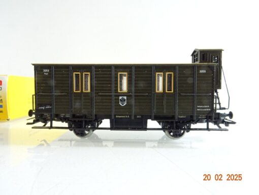 Märklin H0 60-01 Bahnpostwagen der K.P.E.V. in OVP PR6105 – Bild 3