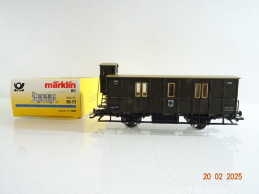 Märklin H0 60-01 Bahnpostwagen der K.P.E.V. in OVP PR6105