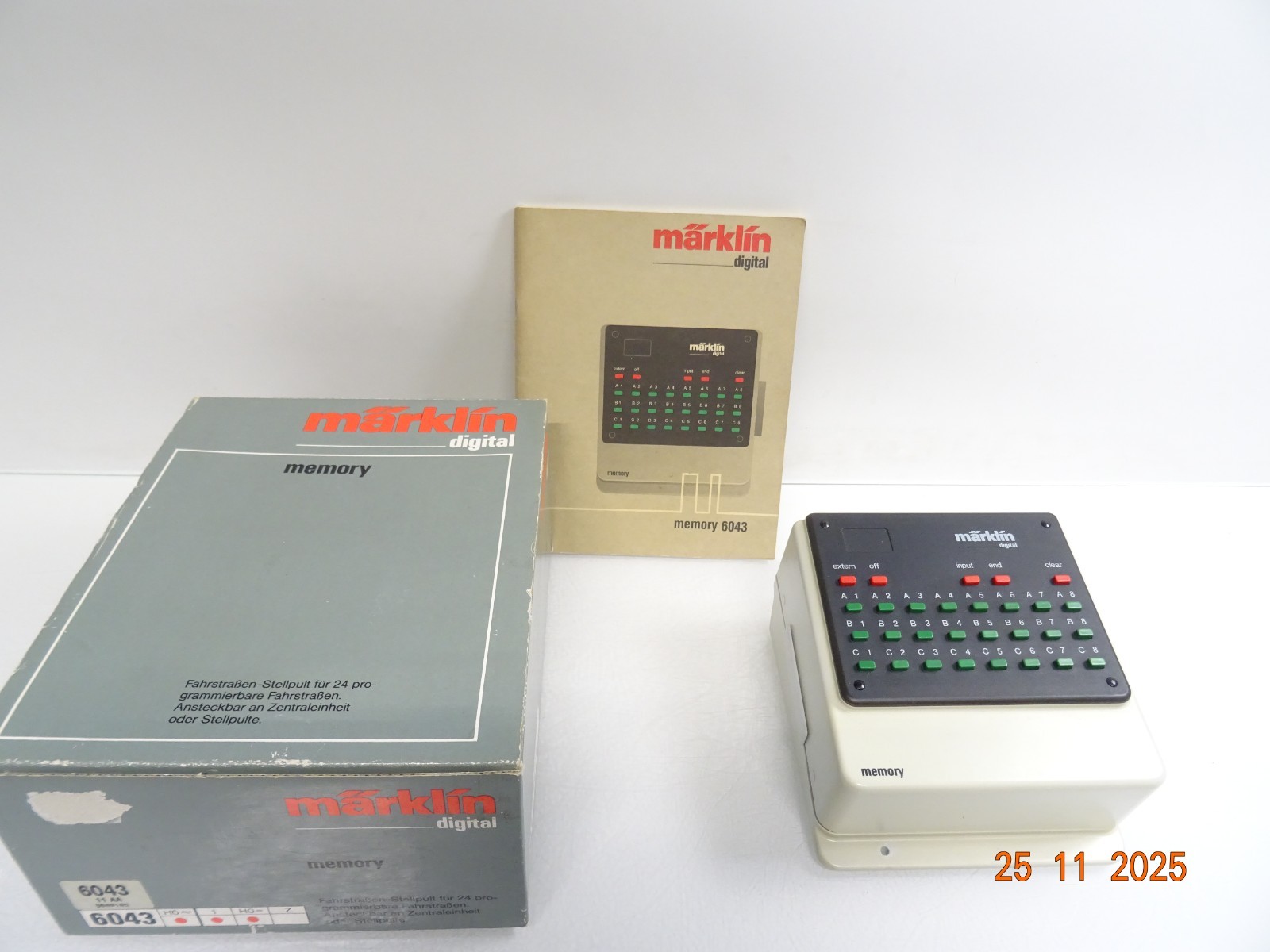 Märklin H0 6043 Stellpult Steuerung Digital siehe Foto in OVP PK2457