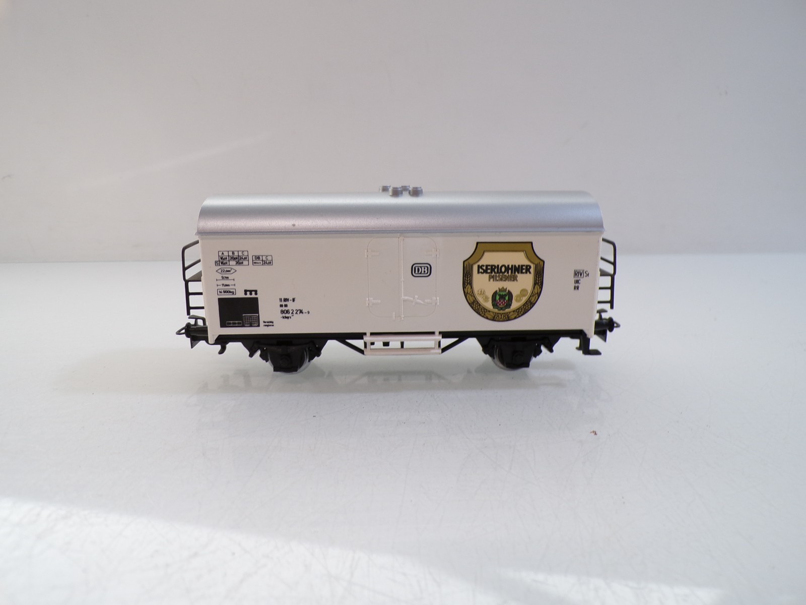Märklin H0 62854 Kühlwagen Iserlohner Pilsener der DB in OVP HS139 – Bild 3