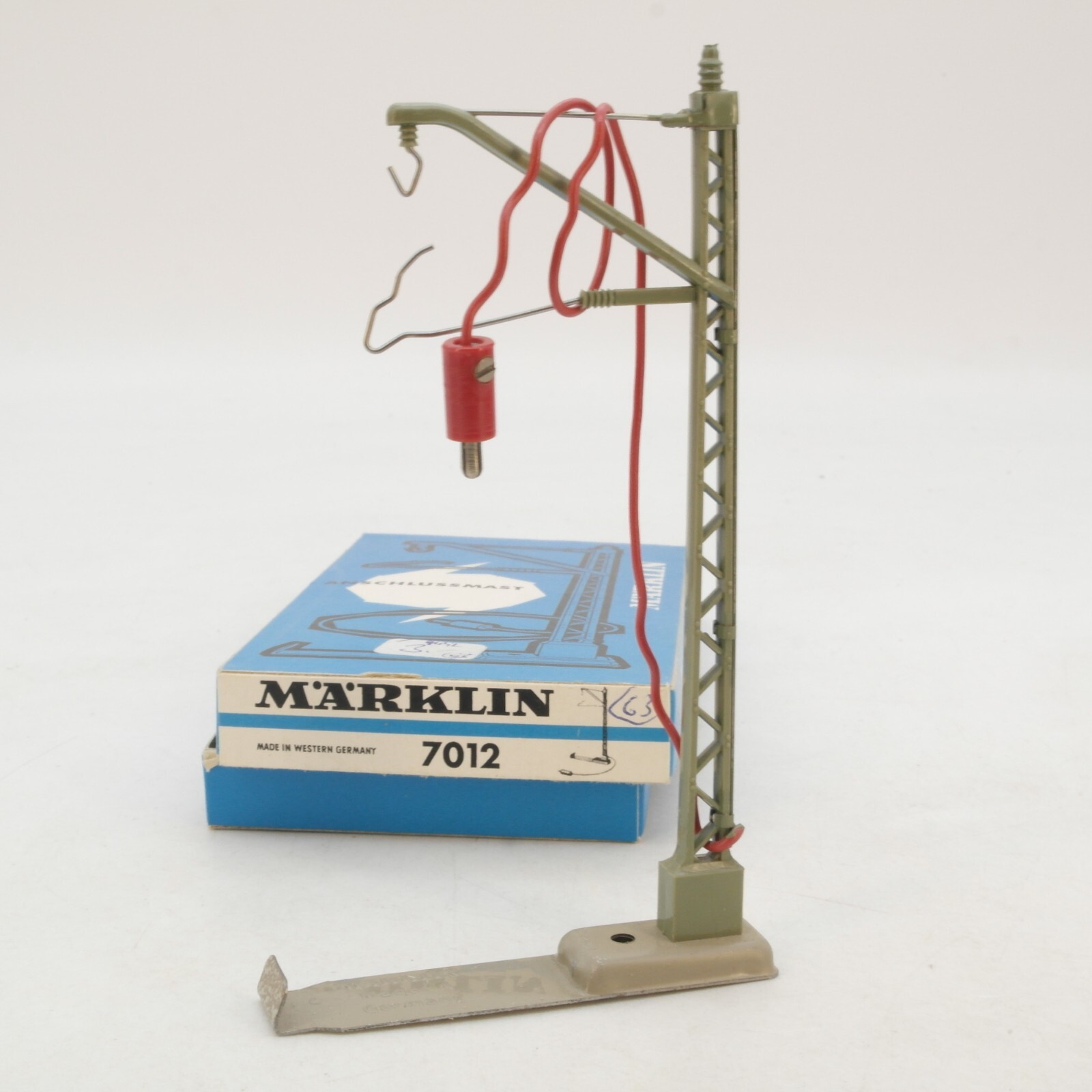 Märklin H0 7012 Anschlussmast für Oberleitung 1 Stück in OVP RG4321 – Bild 3