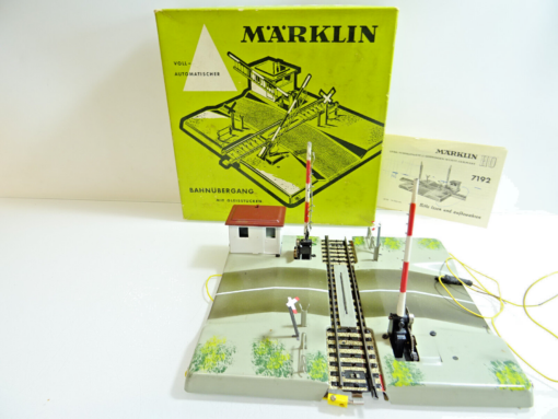 Märklin H0 7192 Vollautomatischer Bahnübergang in OVP C1968