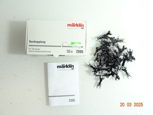 Märklin H0 7205 Kupplungen ca. 50 Stück siehe Foto in OVP CK6865