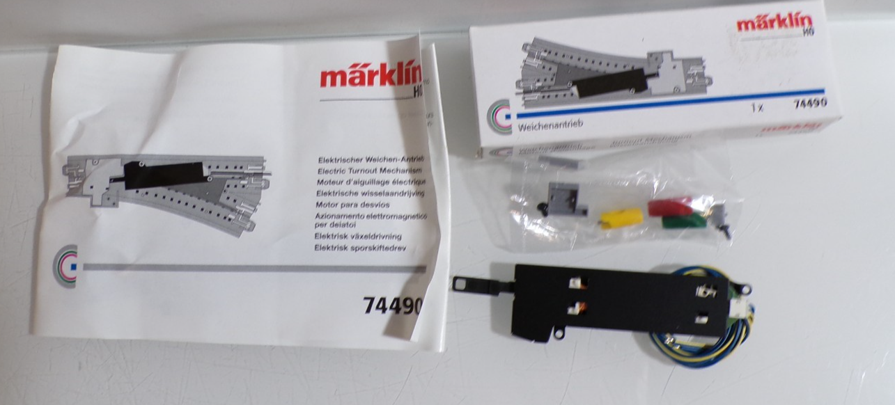 Märklin H0 74490 Weichenantrieb siehe Foto in OVP PK2932