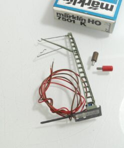 Märklin H0 7501 K Oberleitungs-Anschlussmast mit Kondensator in OVP RG8940