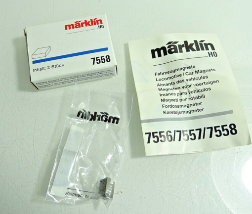 Märklin H0 7558 Fahrzeugmagnete 2Stück in OVP CK1427