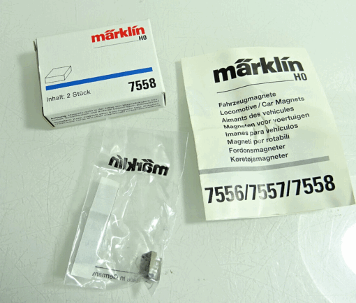 Märklin H0 7558 Fahrzeugmagnete 2Stück in OVP CK1427