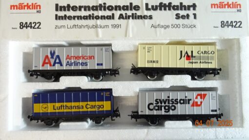 Märklin H0 84422 Int. Luftfahrt 1991 Set 1 in OVP PR8833 – Bild 3