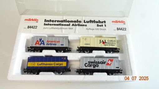 Märklin H0 84422 Int. Luftfahrt 1991 Set 1 in OVP PR8833