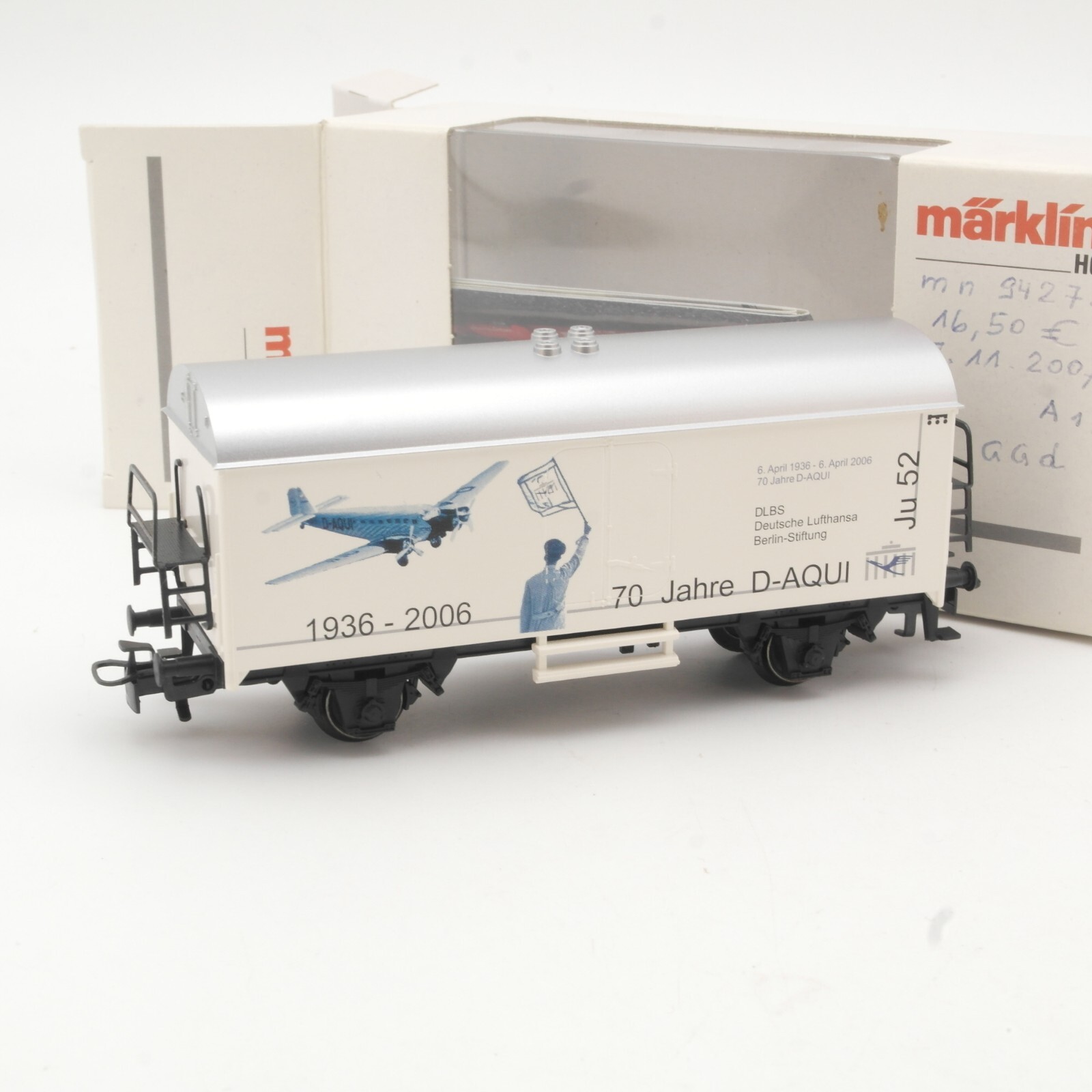 Märklin H0 94278 SoMo Kühlwagen 70 Jahre Deutsche Lufthansa in OVP QR7855