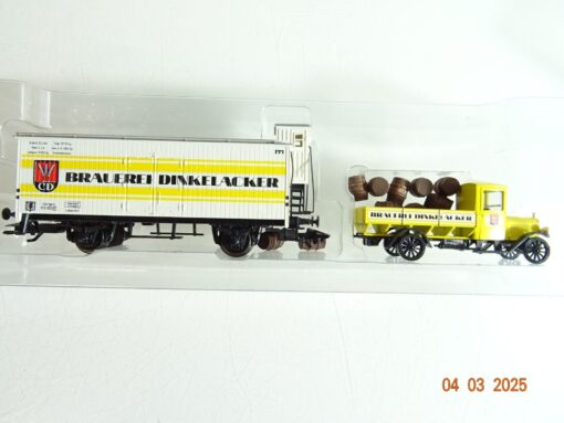 Märklin H0 94414 Kühlwagen Brauerei Dinkelacker u. LKW Stuttgart in OVP PR6317 – Bild 3