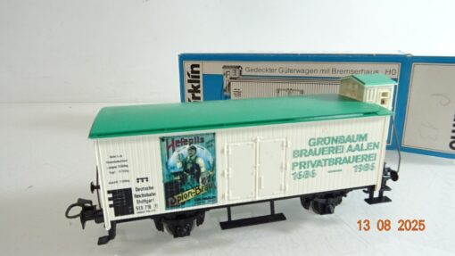 Märklin H0 Bierwagen Grünbaum Brauerei Aalen, siehe Foto in OVP RR2846 – Bild 3