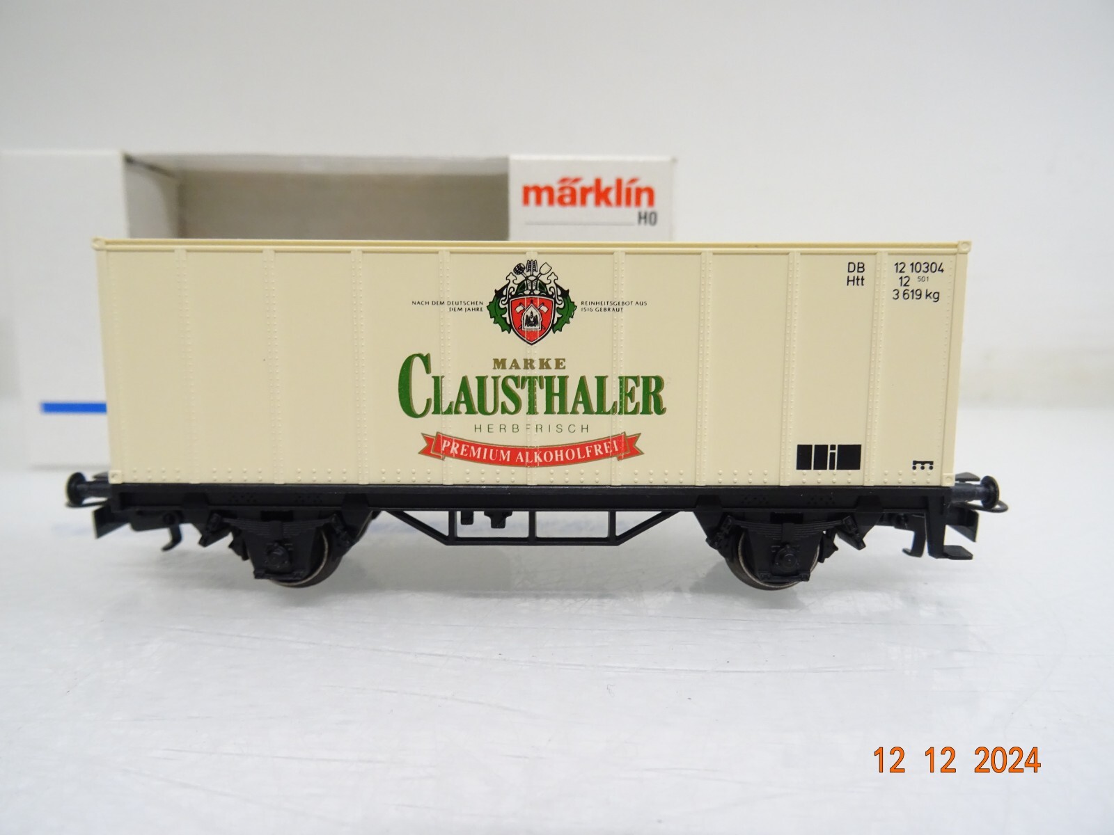Märklin H0 Containertragwagen Clausthaler in OVP PR4736 – Bild 3