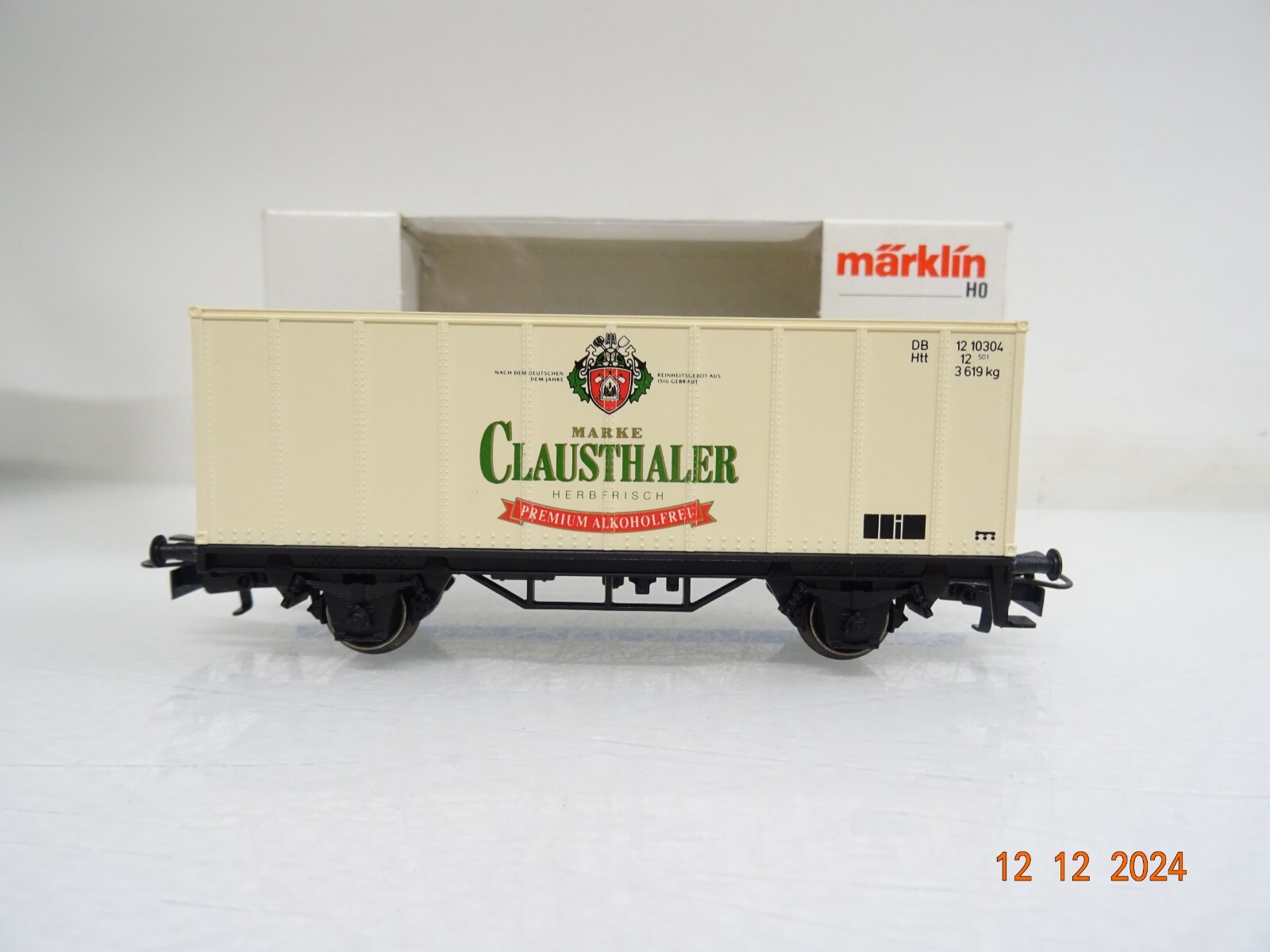 Märklin H0 Containertragwagen Clausthaler in OVP PR4736
