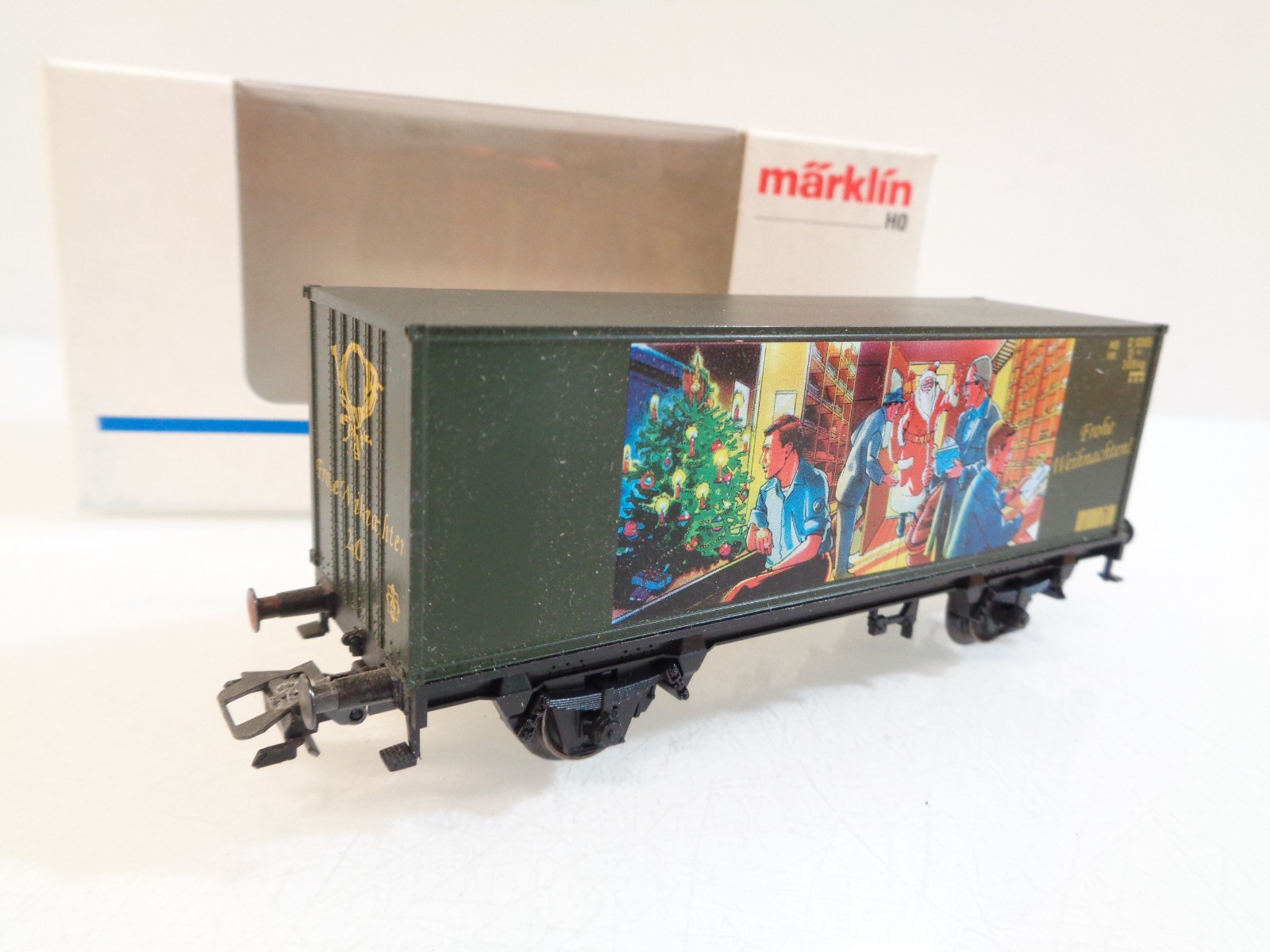 Märklin H0 Containerwagen 12 10305 Frohe Weihnachten in OVP RR5604 – Bild 3