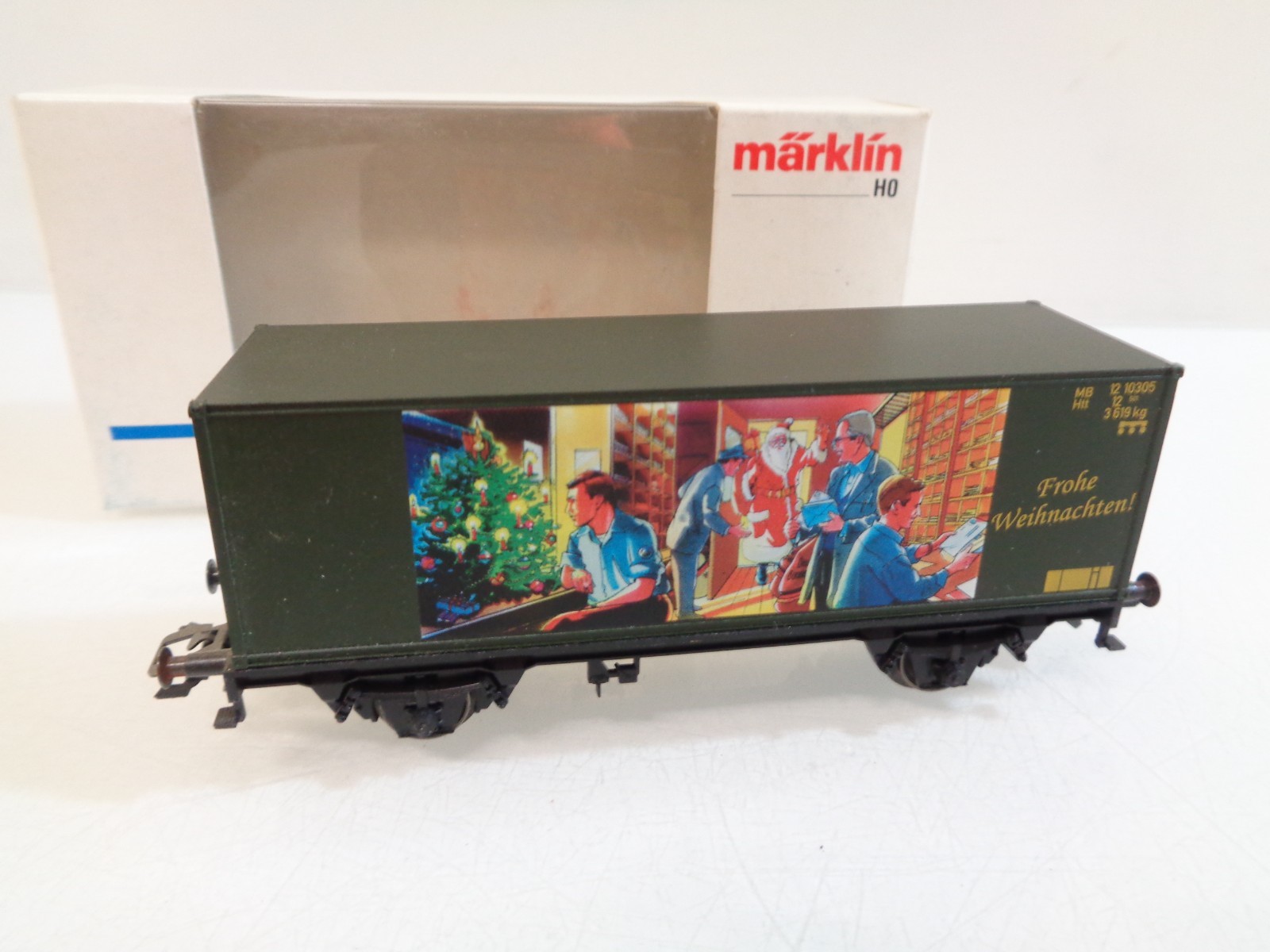 Märklin H0 Containerwagen 12 10305 Frohe Weihnachten in OVP RR5604