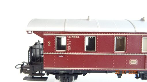 Märklin H0 Donnerbüchse rot 2.Kl. der DB PR9286 o. – Bild 3