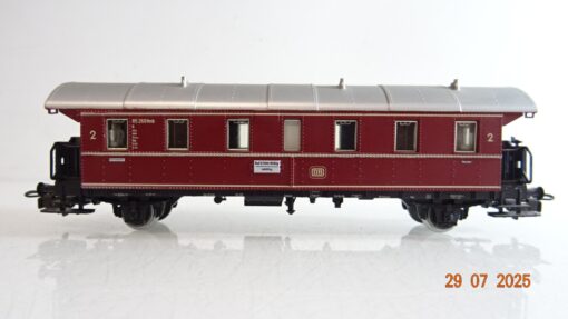 Märklin H0 Donnerbüchse rot 2.Kl. der DB PR9286 o. – Bild 4