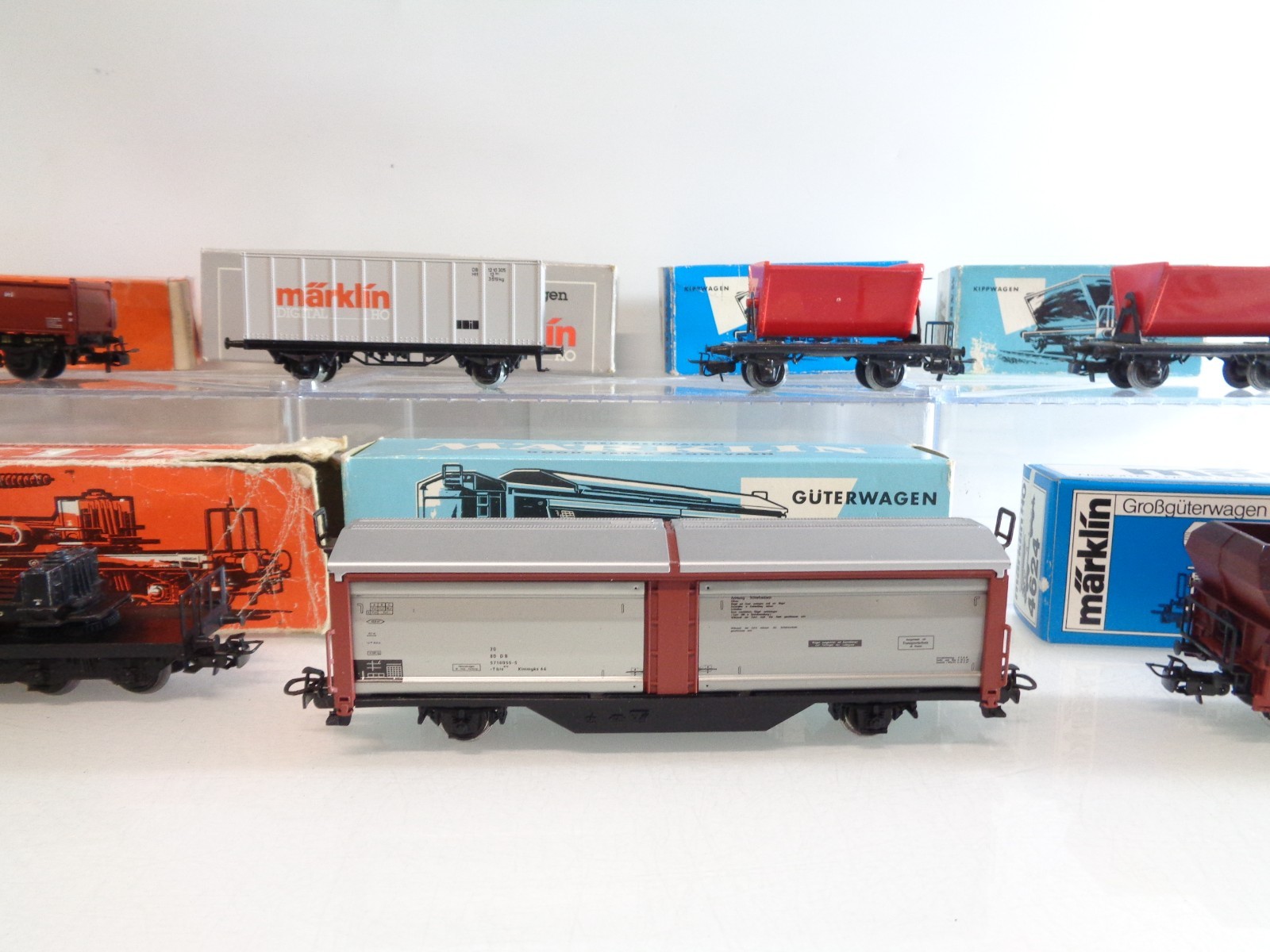 Märklin H0 Güterwagen 7 Stk. der DB  in OVP BH849 – Bild 4