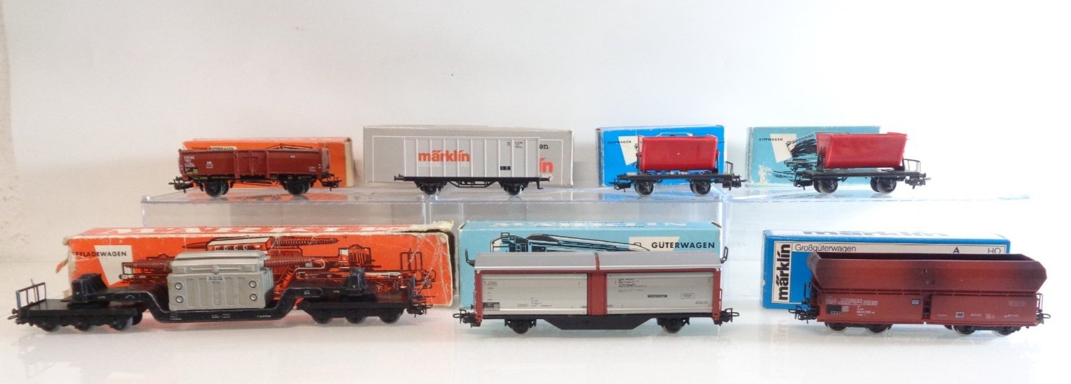 Märklin H0 Güterwagen 7 Stk. der DB  in OVP BH849