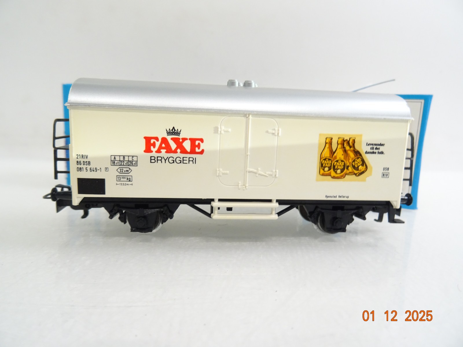 Märklin H0 Kühlwagen Bryggeri der DSB in EVP RR5118 – Bild 3