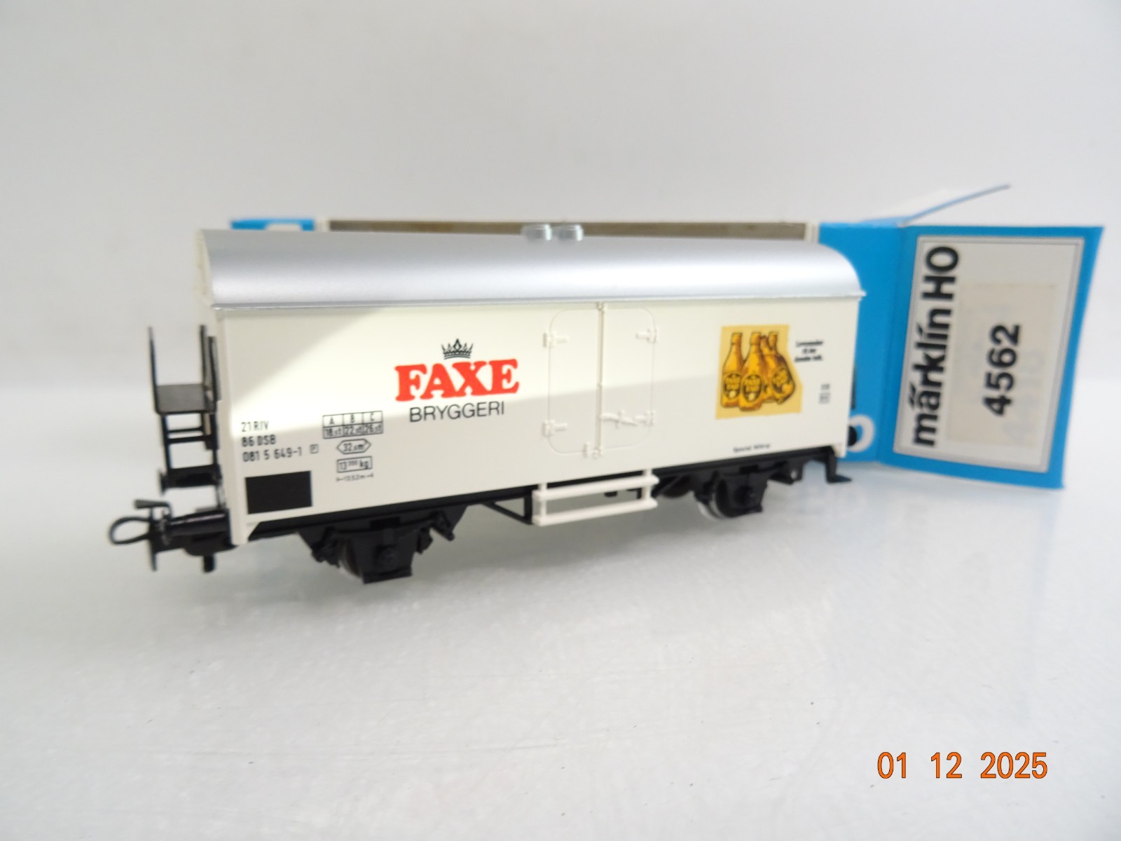 Märklin H0 Kühlwagen Bryggeri der DSB in EVP RR5118