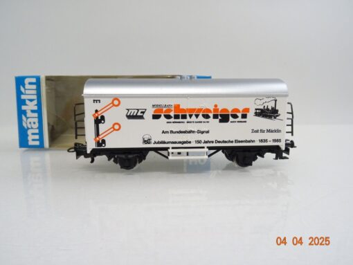 Märklin H0 Kühlwagen Modellbahn Schweiger 150 J. Dtsch. Eisenbahn  in OVP PR6925 – Bild 3